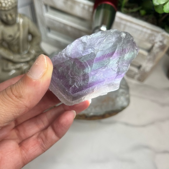 Raw Rainbow Fluorite - Picture 8 of 8
